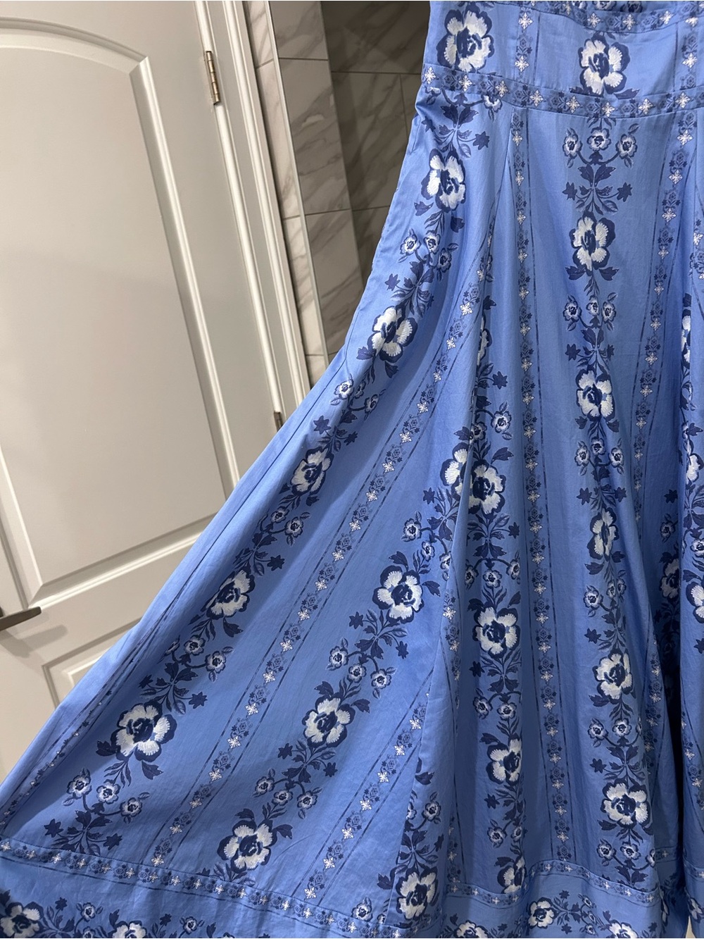 Hill House Home The Margot Dress in Cornflower Blue - Picture 5 of 5